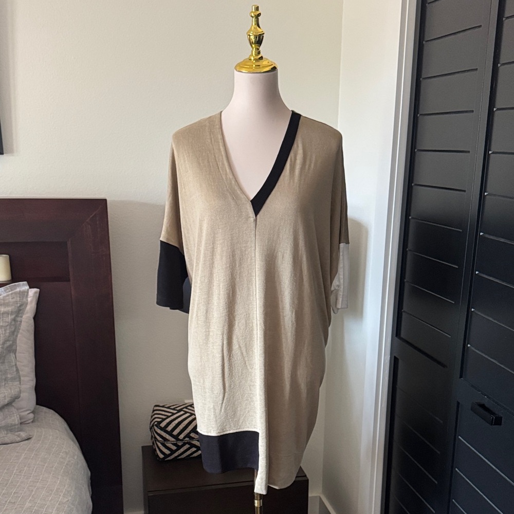 Elegant Tan and Black Women's Skirt